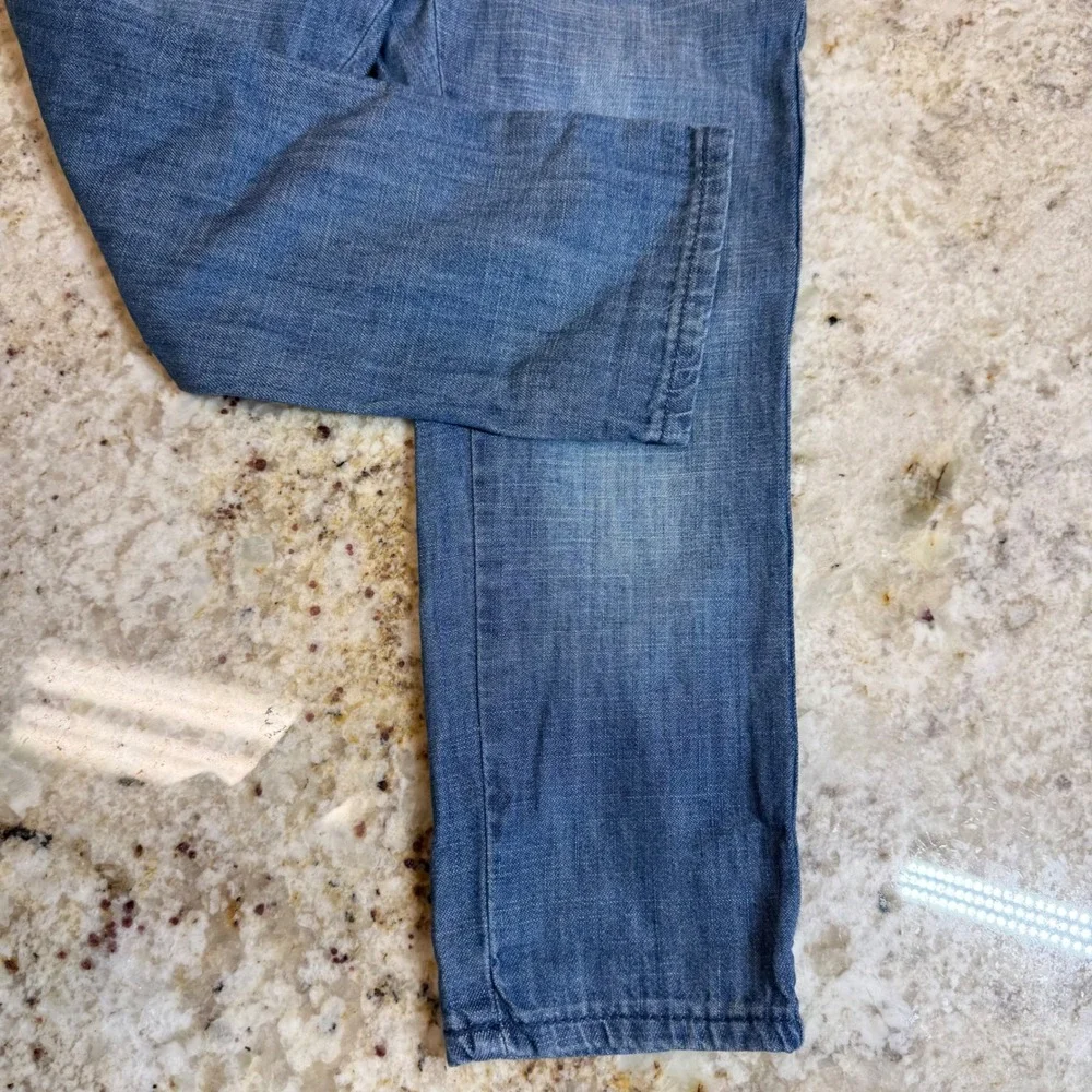 Gap Denim Boys 4 Years Slim Pull On Jeans Medium Wash Elastic Waist 100% Cotton